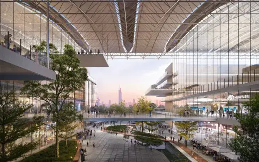 Grand Central Park Masterplan Nanjing China parks