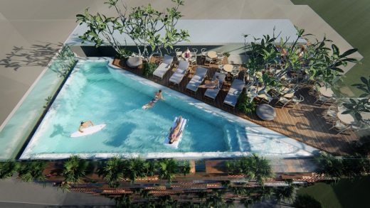 Hotel Idyllic infinity pool design