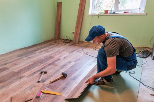 laying a new floor