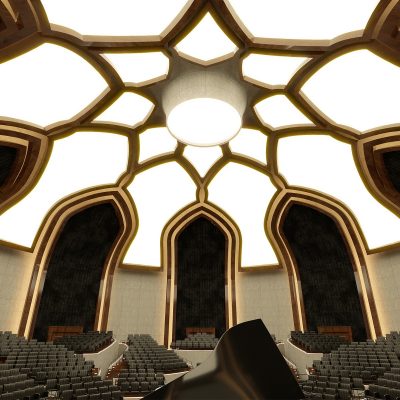 Lotus Amphitheater Iran building design by Peyman Kiani Architects