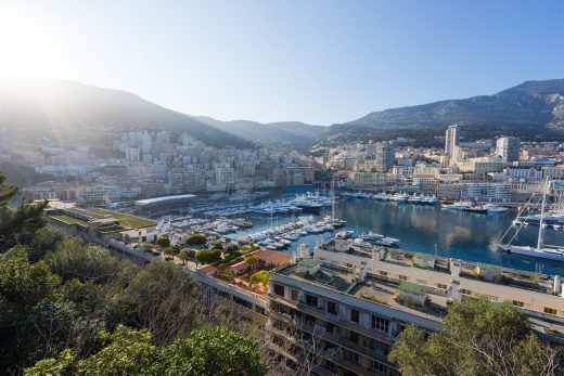 Monte Carlos unique architecture - Monaco marina