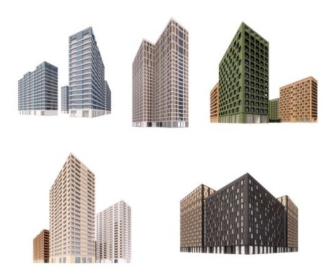 Moscow housing urban system typologies