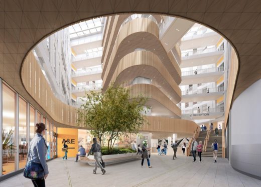 Oriel Moorfields Eye Hospital building design interior