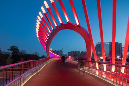 Dayuan Park bridge Chengdu City China