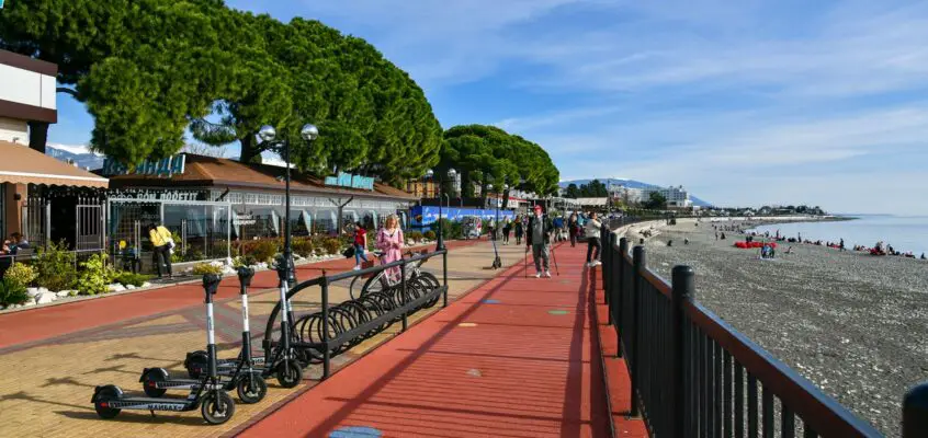 Sirius seafront promenade competition in Russia