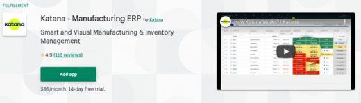 Katana Manufacturing and Inventory Management