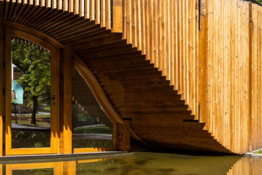 Portugal Timber Building in Chaves