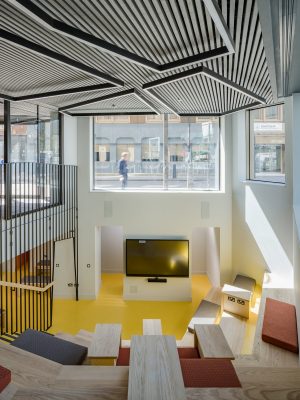 Birkbeck, University of London teaching and learning centre interior design