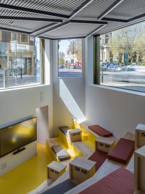 Birkbeck, University of London teaching and learning centre interior