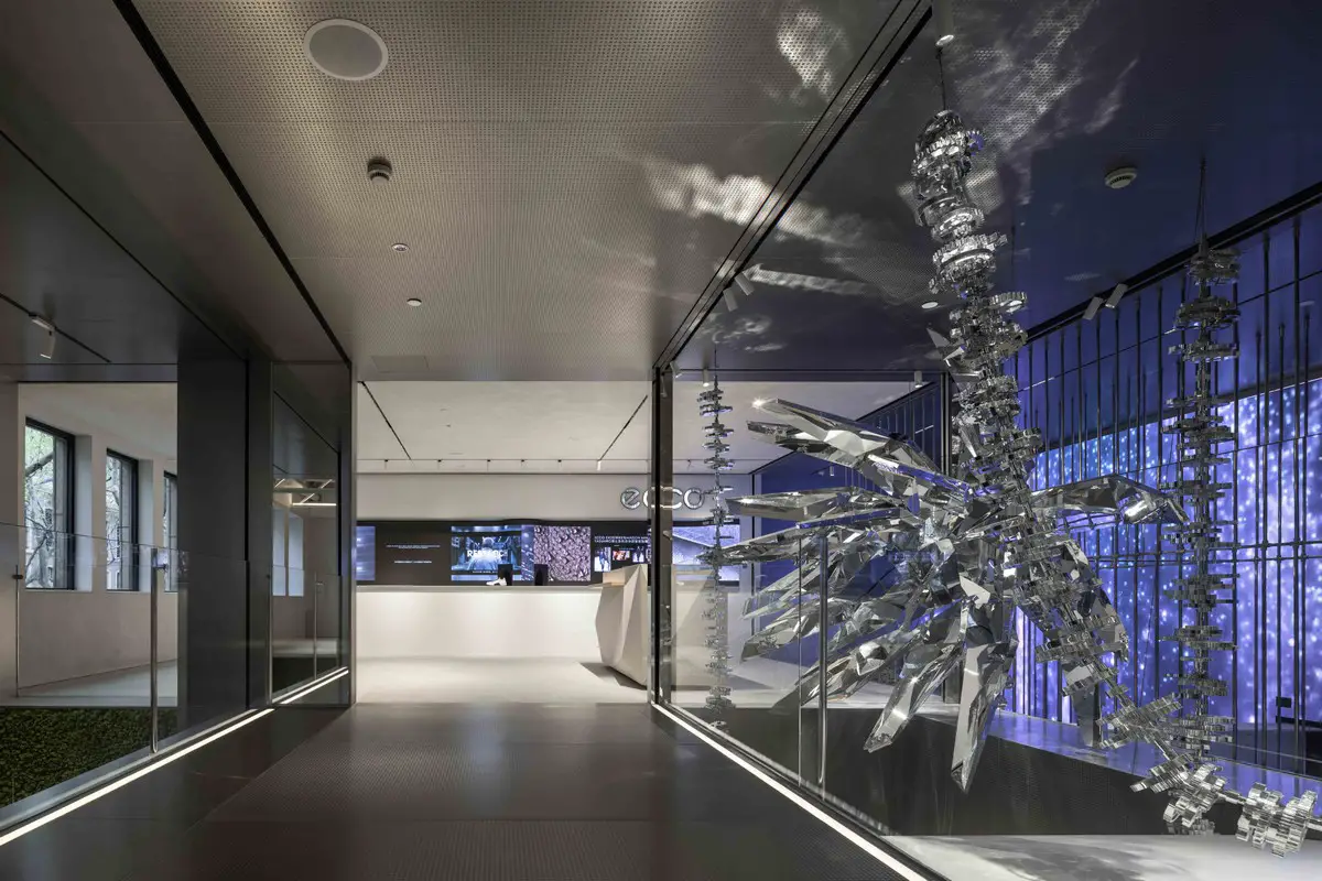 auditorium at tilføje søster ECCO Global flagship Store, Shanghai - e-architect