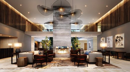 Europa on Alma St Kilda lobby design