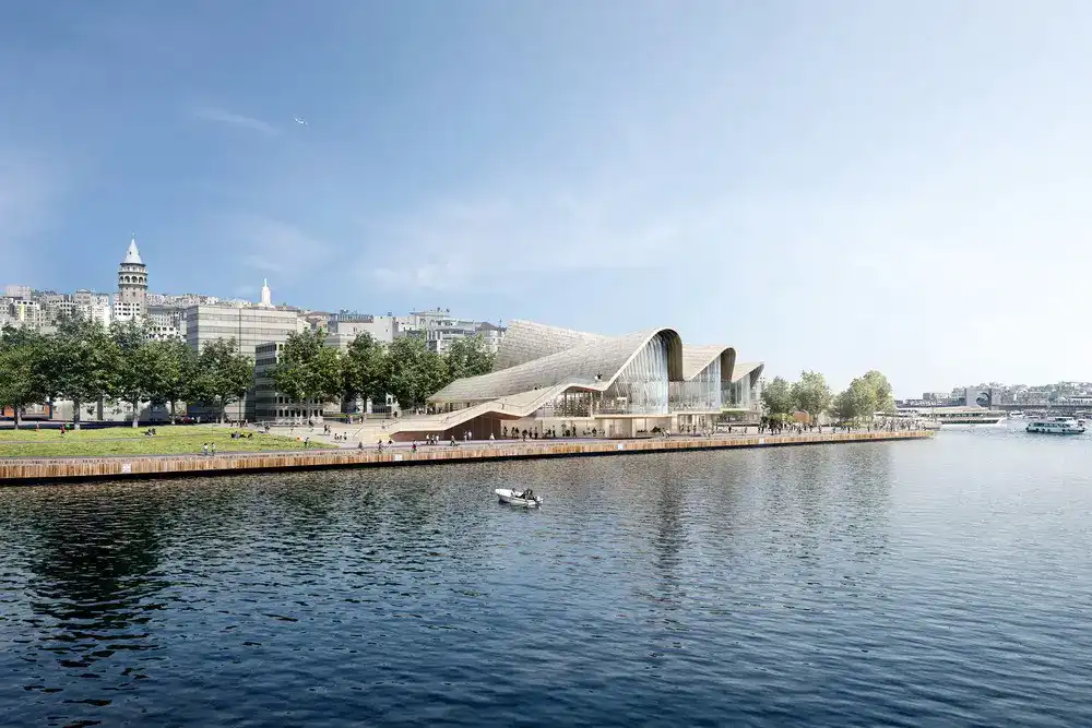 Golden Horn Library Istanbul building Turkey by architect Alper Aytac