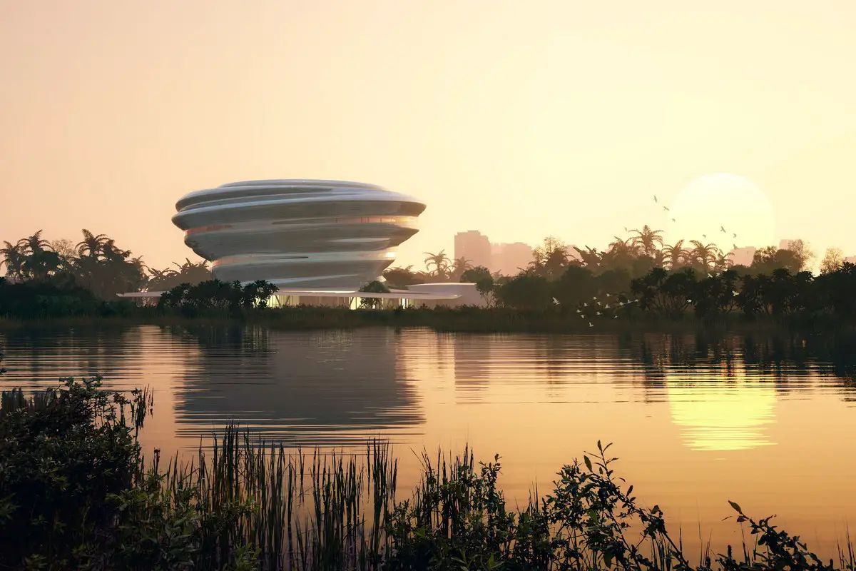 Hainan Science and Technology Museum by MAD Architects