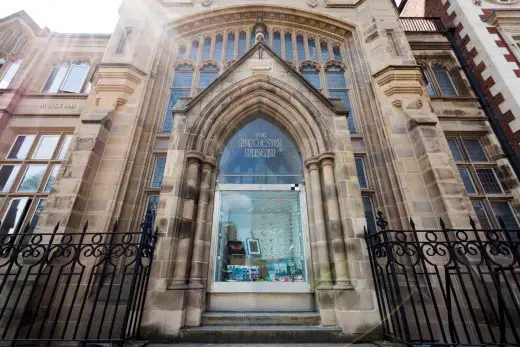 Manchester Museum building display window