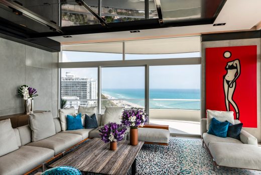 Miami Beach tower penthouse apartment, FL