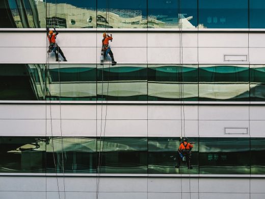 Professional window washing, spring cleaning tips