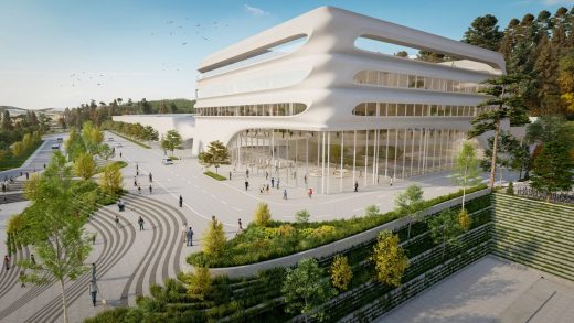 Korean knowledge hub building design