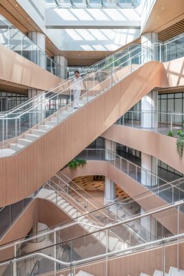 Kailong Jiajie Plaza atrium interior design staircases