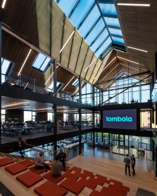 Tombola House Sunderland building interior