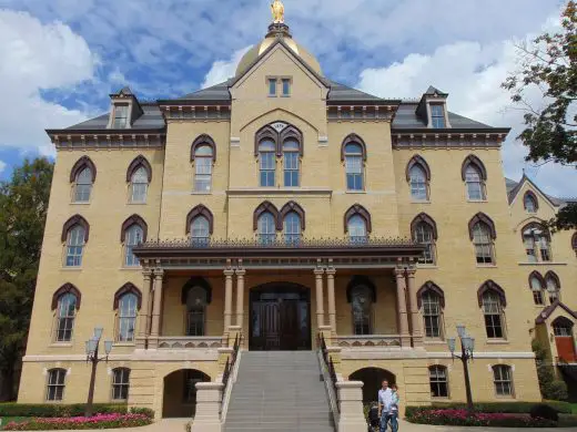 Golden Dome University of Notre Dame Main Building historic renovation