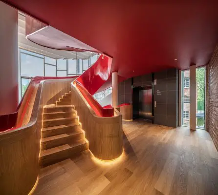 Wuhan Creative Design Center China spiral stair