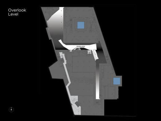 9/11 Memorial Museum New York City overlook level plan