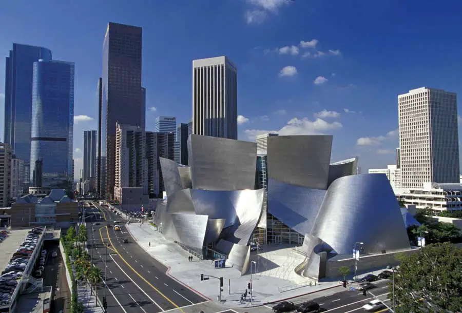 American Concert Hall Buildings Walt Disney Los Angeles