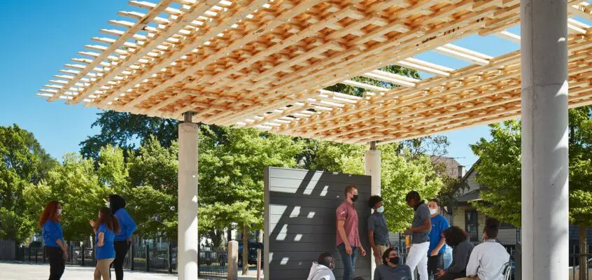 Chicago Architecture Biennial Timber Pavilion