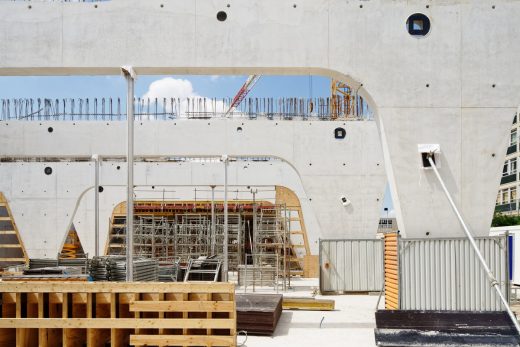 Contemporary International Resource Library Nanterre construction site