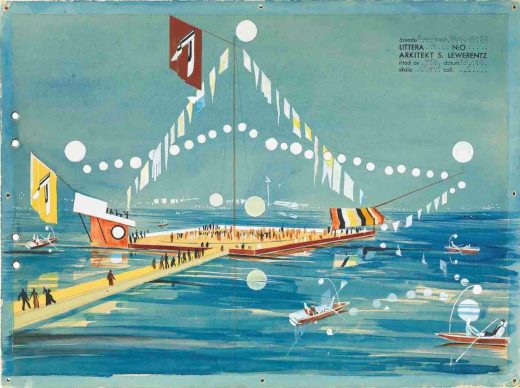 loating dance floor. Stockholm exhibition 1930