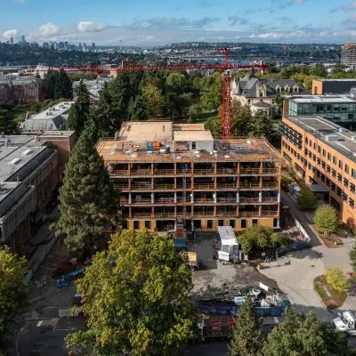 Foster School of Business, Founders Hall, University of Washington construction