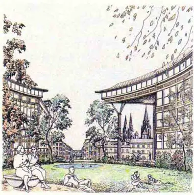 Haymarket Goods Yard design by Edward Cullinan Architect