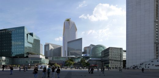 HEKLA Building, Paris La Défense tower design