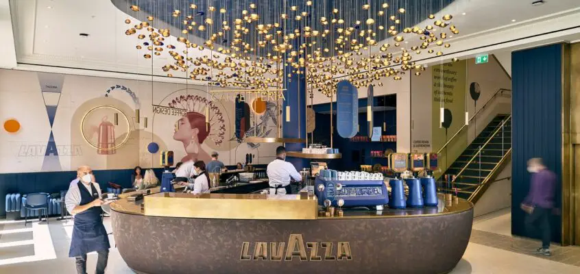 Lavazza London Flagship Caffetteria Design