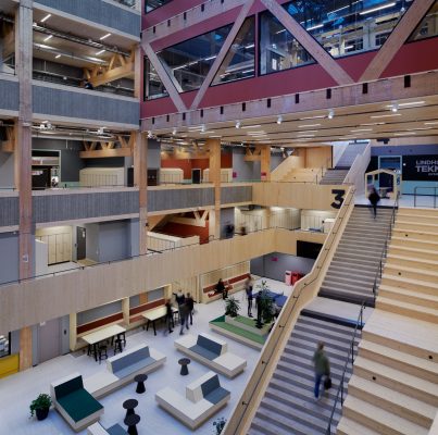 Lindholmens Tekniska Gymnasium Sweden building interior