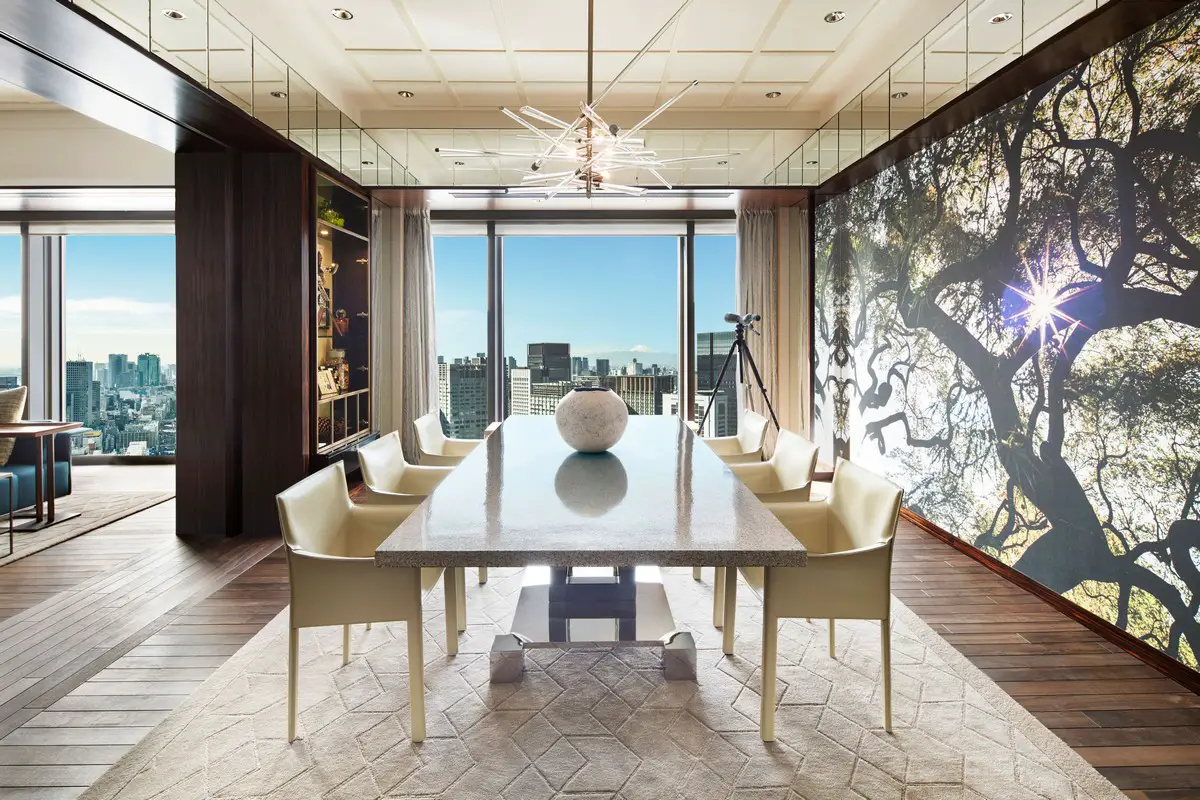 Mandarin Oriental Tokyo Presidential Suite dining room