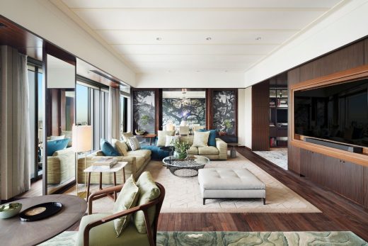 Mandarin Oriental Tokyo Presidential Suite living room Japan