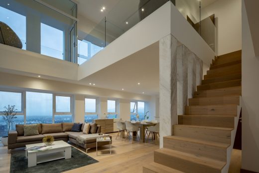 Mexico residential building interior design stairs