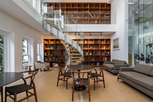 Mexico apartment spiral stair interior design