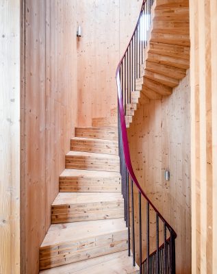 Norfolk Water Tower family house staircase