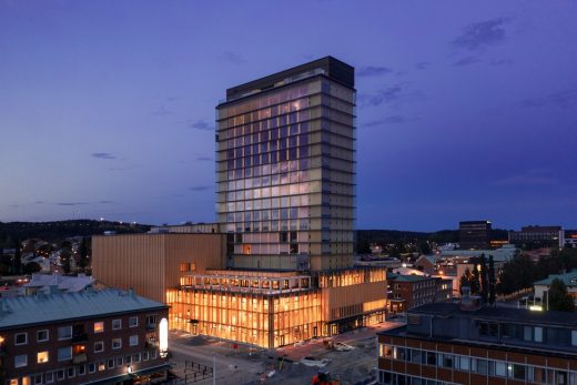 Sara Cultural Centre Skellefteå Swedish timber building