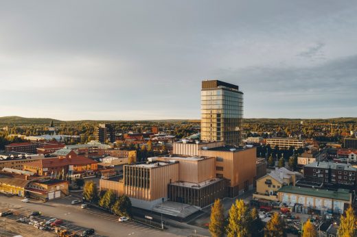 Sara Cultural Centre Skellefteå Swedish timber building