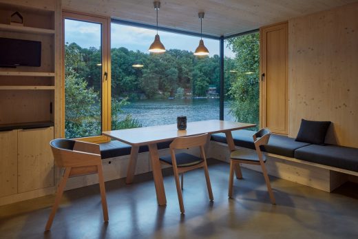 South Moravia home on Czech lake interior