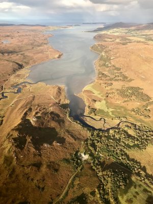 Tongue property Sutherland landscape aerial photo