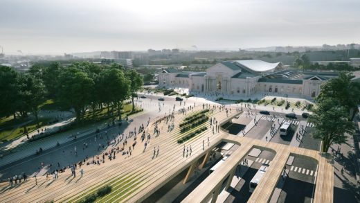 Vilnius railway station Zaha Hadid design