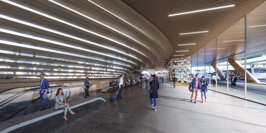 Vilnius railway station Zaha Hadid design