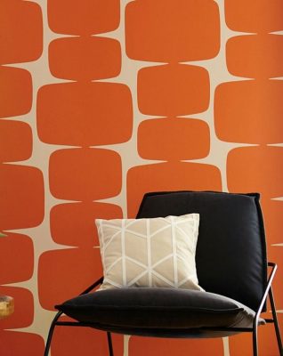 What impact have choice of colours in interior design orange