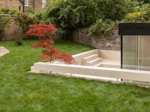 Wooden Roof London house conservatory extension