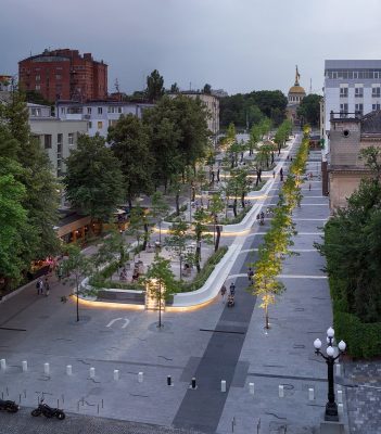 Maintenance of Yavornitskiy street Ukraine