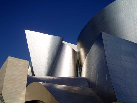 Walt Disney Concert Hall building by American Architects studio
